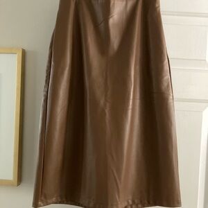Joe's Jeans Gorgeous Soft Vegan leather skirt -Caramel